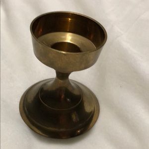 Vintage brass candle stick holder